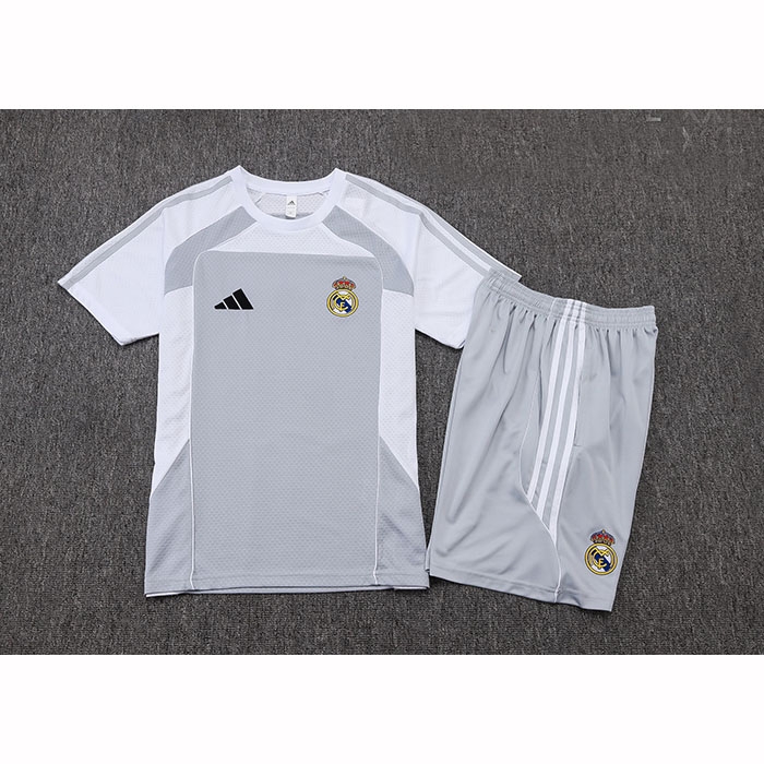 Chandal del Real Madrid Manga Corta 25-26 Gris - Pantalon Corto